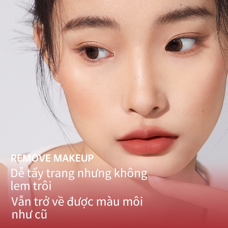 Son Lì Mooekiss Bền Màu, Không Dính Cốc, Lâu Trôi, Bảng Màu Dễ Dùng, Thiết Kế Nhỏ Gọn 3g