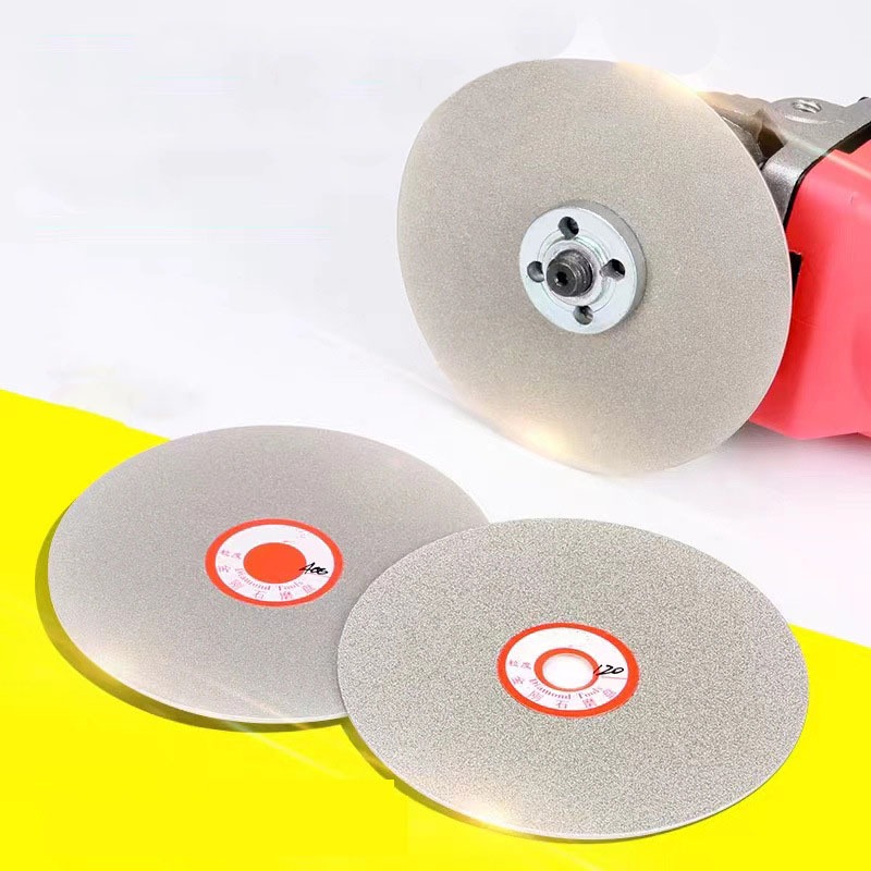 4 Inch 36-3000 # Đĩa mài đánh bóng phẳng phủ kim cương Mặt đơn / đôi cho ngọc bích, cắt pha lê