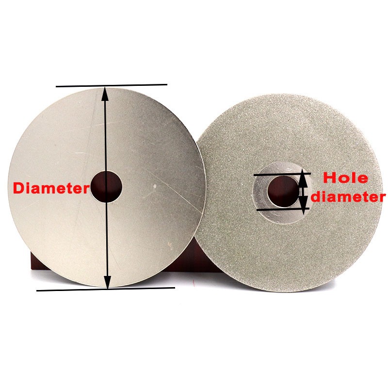 4 Inch 36-3000 # Đĩa mài đánh bóng phẳng phủ kim cương Mặt đơn / đôi cho ngọc bích, cắt pha lê