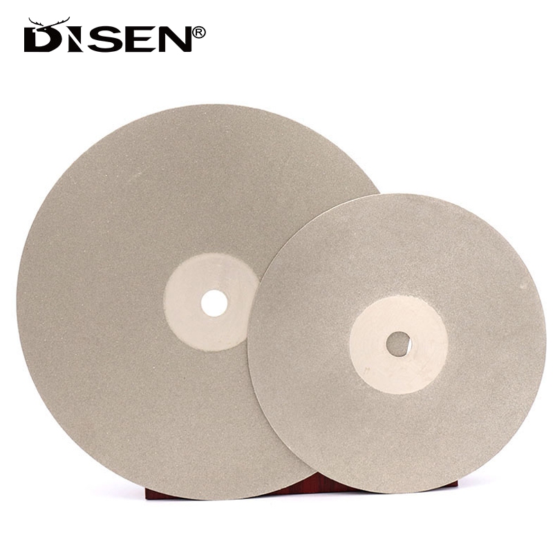 1 Đĩa Đánh Bóng Kim Cương 6 / 8 Inch 46-3000 Grit Trang Sức Đá Thủy Tinh Ba Lan Mài Đĩa Cắt Kim Cương 12.7 / 16 / 20 Lỗ Đường Kính Tên: Đĩa Cắt Đánh Bóng Kim Cương