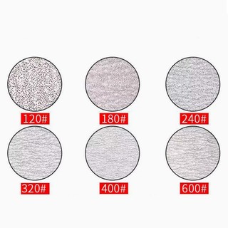 5 Chiếc Giấy Nhám Khô 120 150 180 240 320 400 600 Grit Giấy Cát Dụng Cụ Mài Mòn