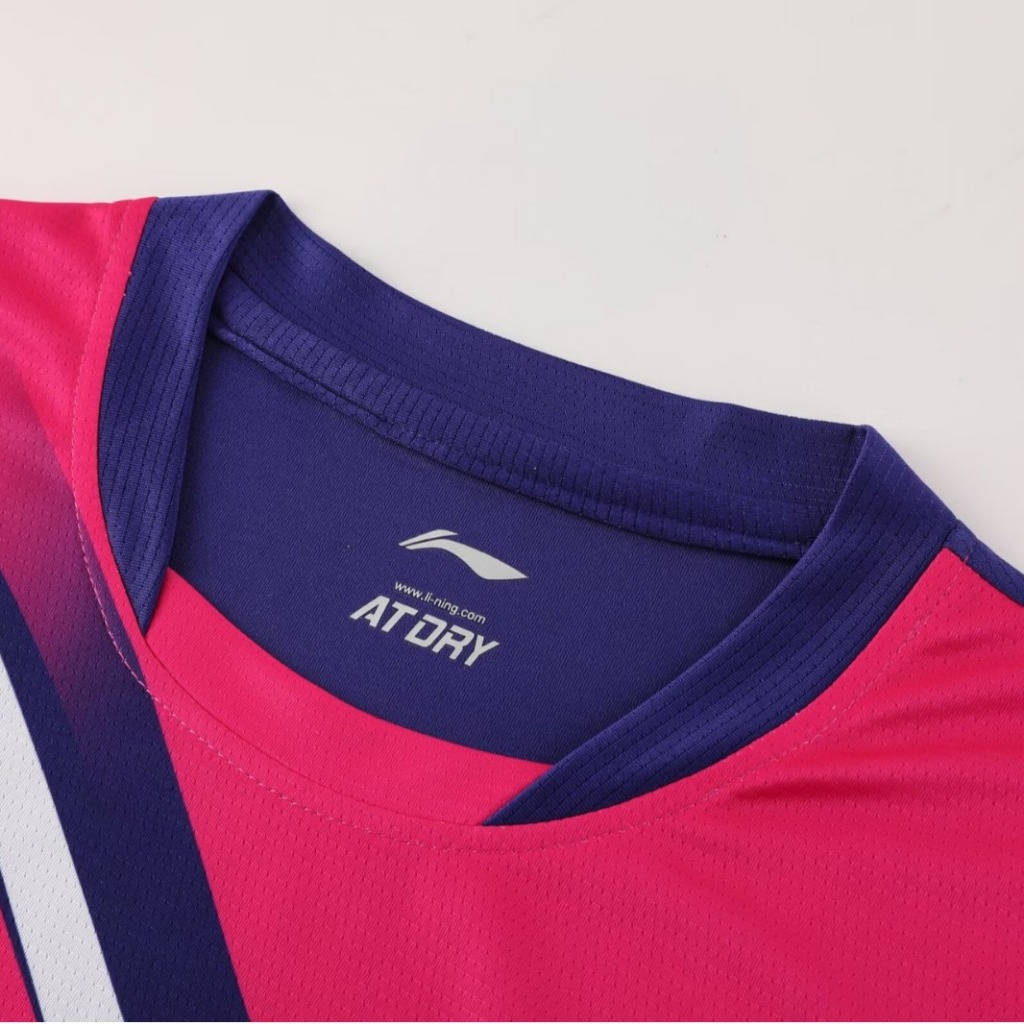 Mùa Hè 2024 Mới Li Ning Bóng Bàn Áo Unisex Cặp Đôi Chạy Bộ Thể Dục Thể Thao Chuyên Nghiệp Hàng Đầu Đội Đồng Nhất Nhóm Mua