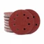 8 lỗ 125mm Giấy nhám Chế biến gỗ Đĩa mài kim loại Dụng cụ đánh bóng mài mòn 40 / 60 / 80 / / 100 / 120 / 150 / 180 / 240-2000 Grit