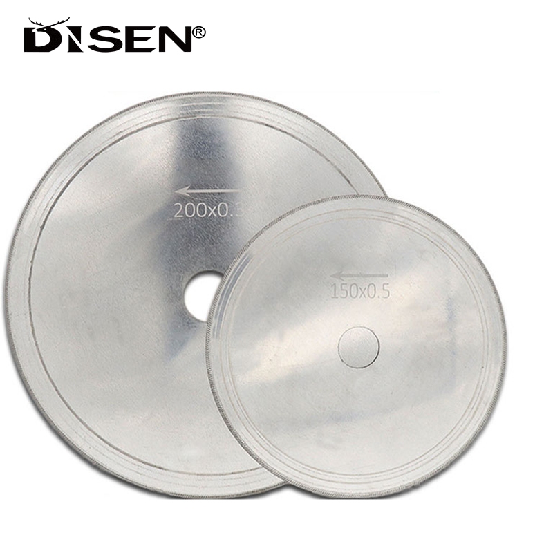 1 Đĩa Cắt Kim Cương Máy Xay Góc Dụng Cụ Cầm Tay Lưỡi Cưa Bánh Xe Xù Răng Cho Đá Thủy Tinh Hổ Phách Pha Lê Đá Quý Cắt