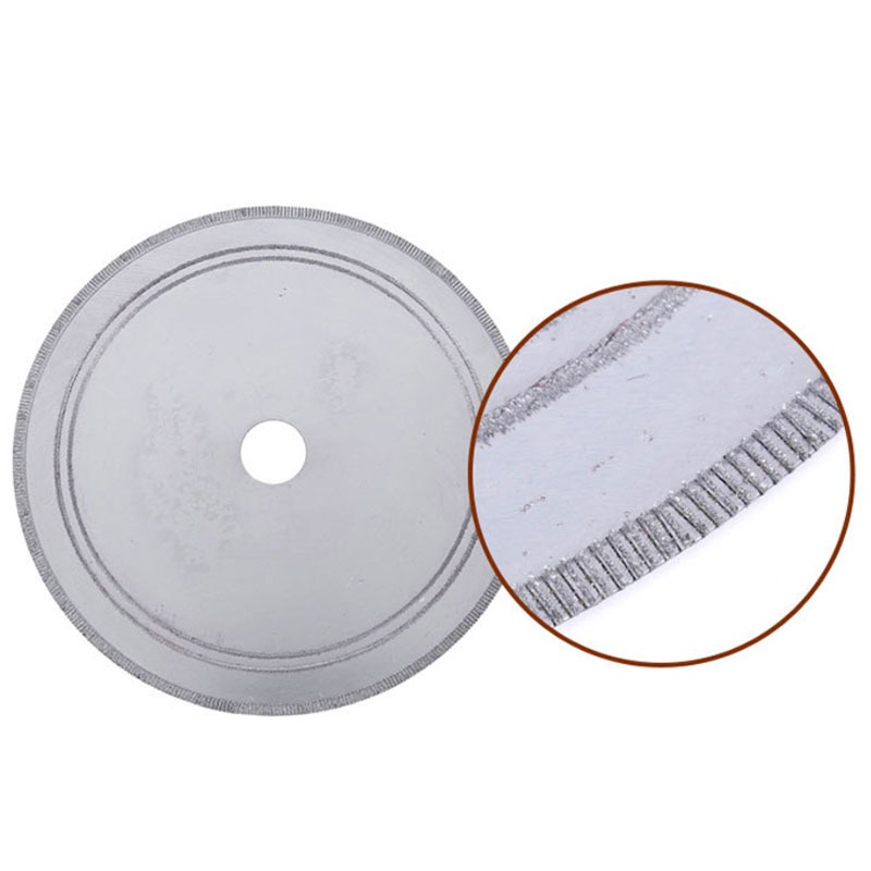 1 Đĩa Cắt Kim Cương Máy Xay Góc Dụng Cụ Cầm Tay Lưỡi Cưa Bánh Xe Xù Răng Cho Đá Thủy Tinh Hổ Phách Pha Lê Đá Quý Cắt