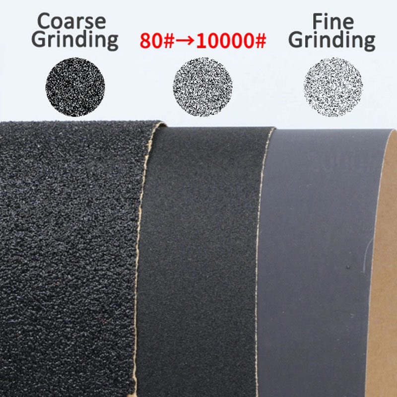 5 Chiếc 80-7000 Grit SandPapers Đánh Bóng Ướt Và Khô Chà Nhám Ướt / Khô Giấy Nhám Giấy Tờ Bề Mặt Hoàn Thiện Sản Xuất
