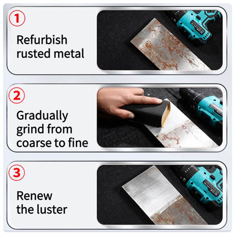 5 Chiếc 80-7000 Grit SandPapers Đánh Bóng Ướt Và Khô Chà Nhám Ướt / Khô Giấy Nhám Giấy Tờ Bề Mặt Hoàn Thiện Sản Xuất