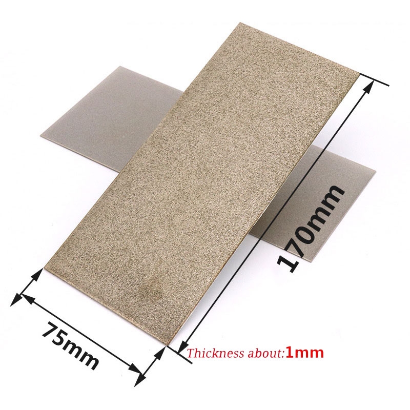 Hình Chữ Nhật Kim Cương Mài Đĩa Dao Đá Mài 80 ~ 3000Grit Bánh Xe Mài Ngọc Và Đá Cói Tấm Đánh Bóng