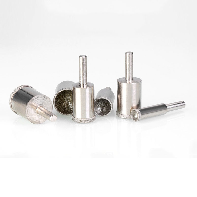 1 miếng 3-25mm Đầu mài hạt kim cương Ngọc hổ phách Bánh xe đánh bóng hình quả bóng lõm Đánh bóng Dụng cụ mài mòn 120 / 500 Grit