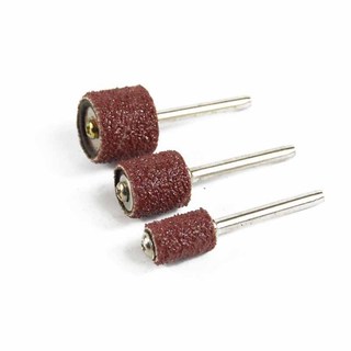 Bộ trống chà nhám 50 chiếc có dây chà nhám cho dụng cụ quay Dremel Dụng cụ mài mòn 80-600 Grit 6.35 / 9.5 / 12.7mm Đầu mài