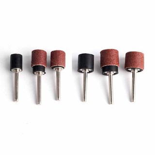 Bộ trống chà nhám 50 chiếc có dây chà nhám cho dụng cụ quay Dremel Dụng cụ mài mòn 80-600 Grit 6.35 / 9.5 / 12.7mm Đầu mài
