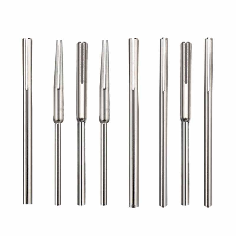 5 / 10 Cái 2,35 / 3mm Chân Giấy Nhám Kẹp Chia Mandrels Dài Mài Mòn Giá Đỡ Kẹp Thanh Khắc Điểm Cho Dremel Máy Xay Quay