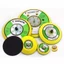 1- Tấm lót nền 5 Inch Đánh bóng Tấm lót đĩa chà nhám Móc và vòng lặp cho dụng cụ đánh bóng mài bằng khí nén