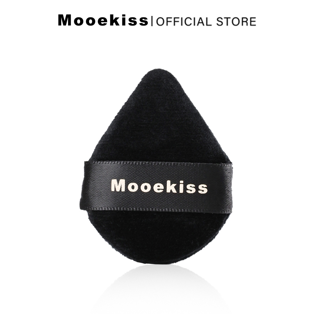 Mooekiss bông trang điểm ngón tay Mềm mại Không hút nền Sử dụng khô ẩm Nhỏ gọn dễ mang theo