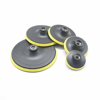 Tấm đánh bóng mặt sau tự dính 3-7 Inch với bộ chuyển đổi ren 10 / 14mm Máy mài góc Bánh xe Sander Dụng cụ đánh bóng đĩa