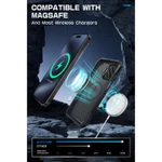 SUPCASE UBMag XT cho iPhone 15 Pro Max Case 6.7 "có Vỏ máy ảnh Tương thích với sạc không dây Vỏ chắc chắn hạng nặng có chân đế tích hợp — ảnh 4
