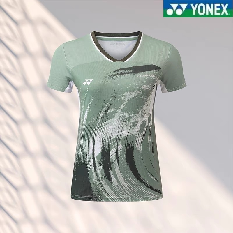 Mùa Hè Mới Yonex Cầu Lông Áo Unisex Cặp Đôi Lưới Nhanh Khô Áo Sơ Mi Ngoài Trời Chạy Bộ Thể Dục Tập Thể Dục Thể Thao Hàng Đầu