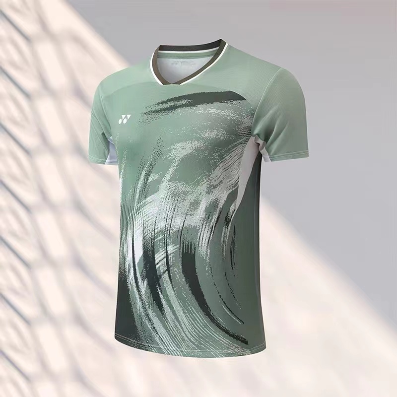 Mùa Hè Mới Yonex Cầu Lông Áo Unisex Cặp Đôi Lưới Nhanh Khô Áo Sơ Mi Ngoài Trời Chạy Bộ Thể Dục Tập Thể Dục Thể Thao Hàng Đầu