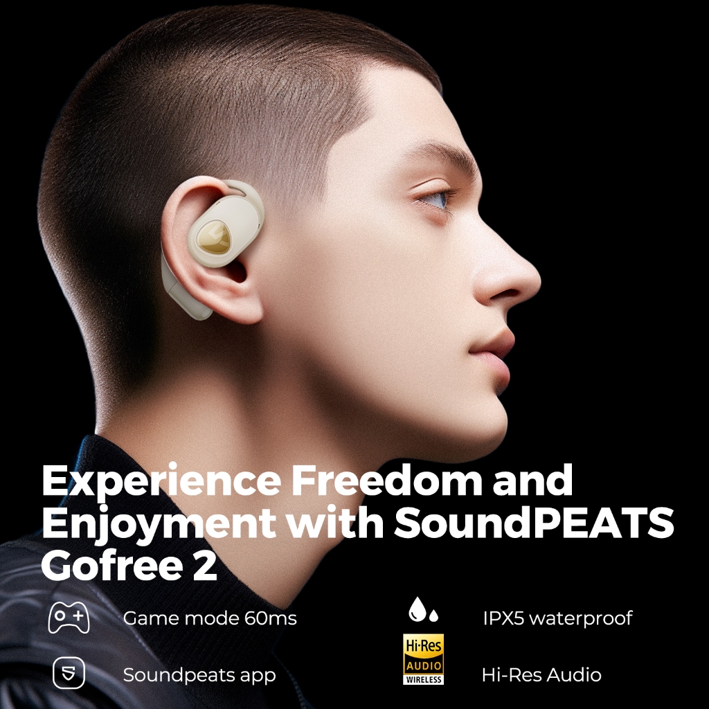 Ảnh Tai nghe nhét tai SOUNDPEATS Gofree2 kết nối Bluetooth 5.3 IPX5 hỗ trợ app 1