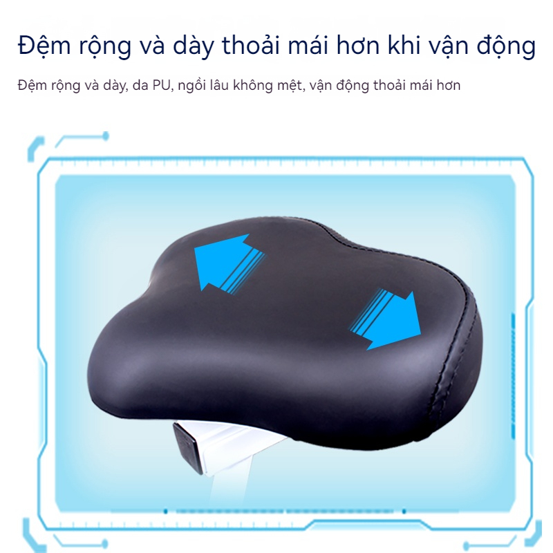 Xe đạp tập thể dục kết hợp tay chân elliptical bike có tay cầm cảm
