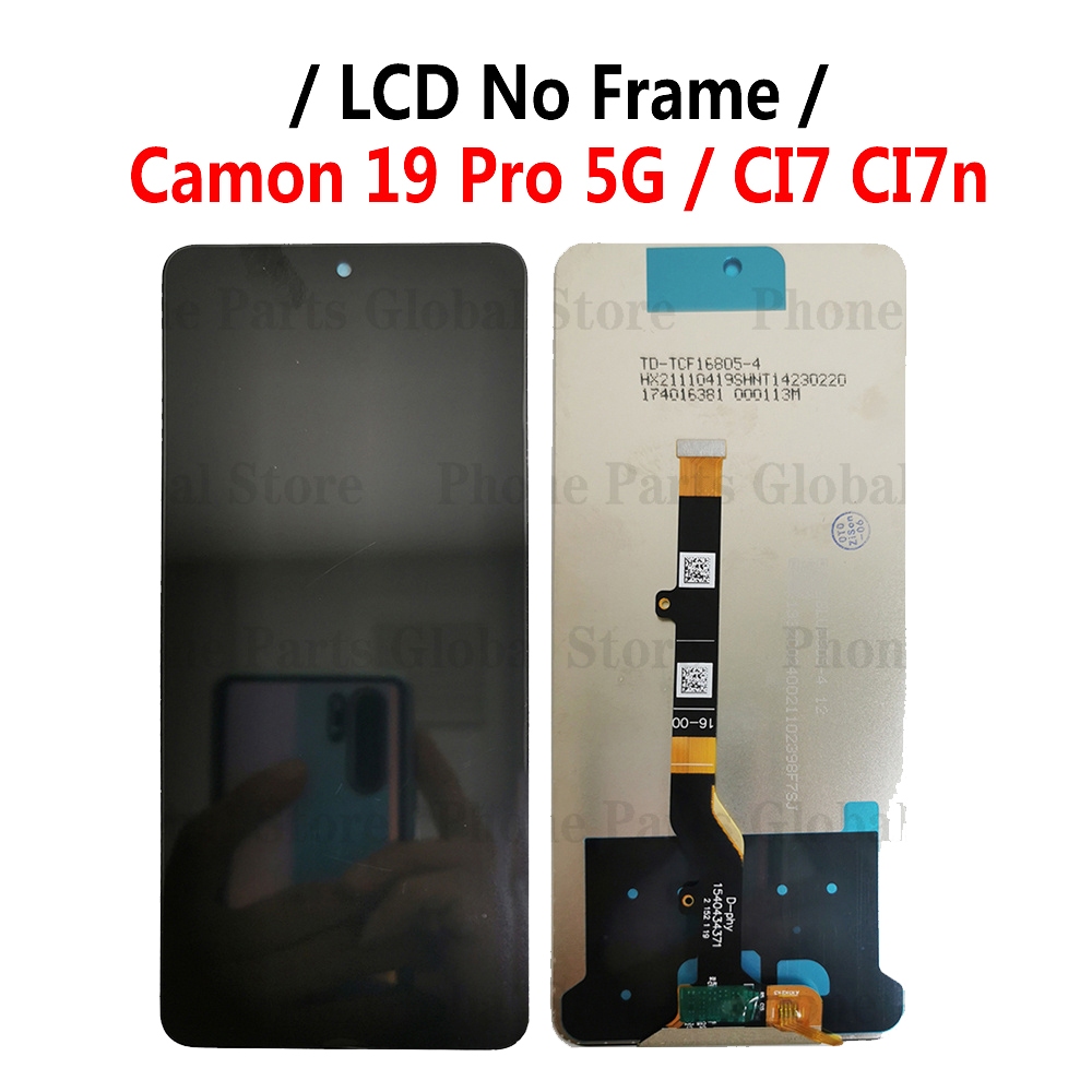 Dành Cho Tecno Camon 19 CI6n Màn Hình LCD Bộ Số Hóa Màn Hình Cảm Ứng Cho Tecno Camon 19 Pro CI7n CI8 CI8n LCD Camon 19 Neo CH6i