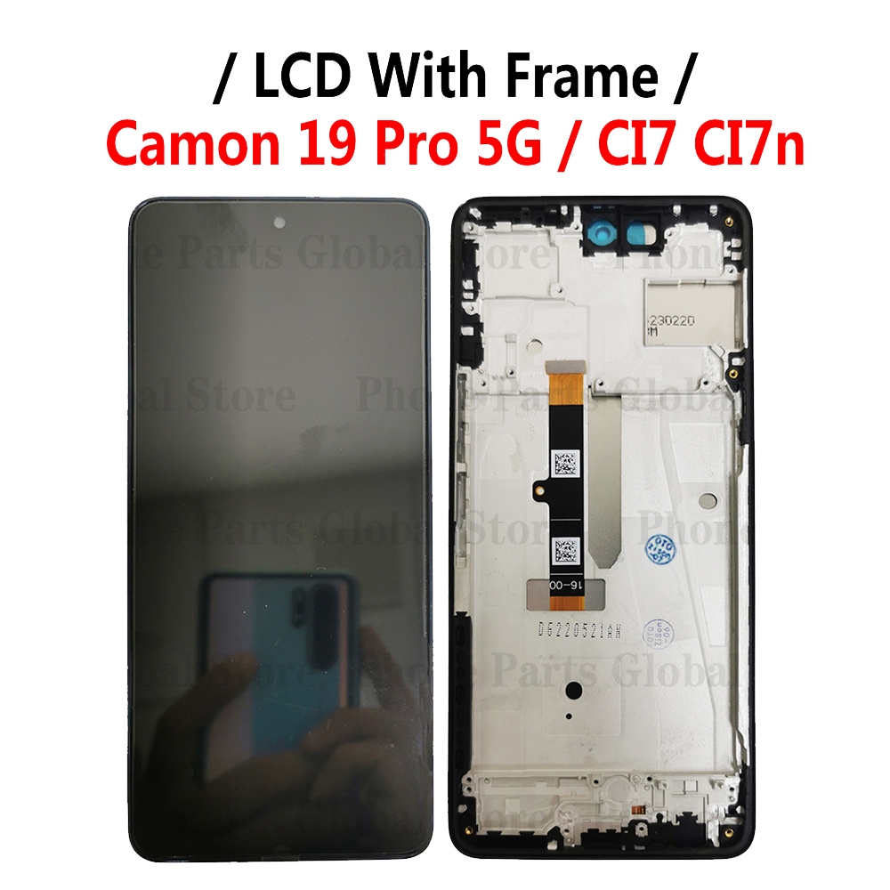 Dành Cho Tecno Camon 19 CI6n Màn Hình LCD Bộ Số Hóa Màn Hình Cảm Ứng Cho Tecno Camon 19 Pro CI7n CI8 CI8n LCD Camon 19 Neo CH6i