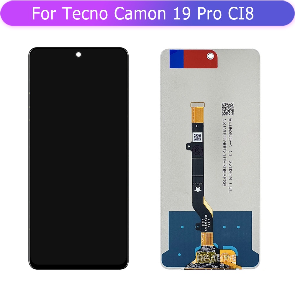 Dành Cho Tecno Camon 19 CI6n Màn Hình LCD Bộ Số Hóa Màn Hình Cảm Ứng Cho Tecno Camon 19 Pro CI7n CI8 CI8n LCD Camon 19 Neo CH6i