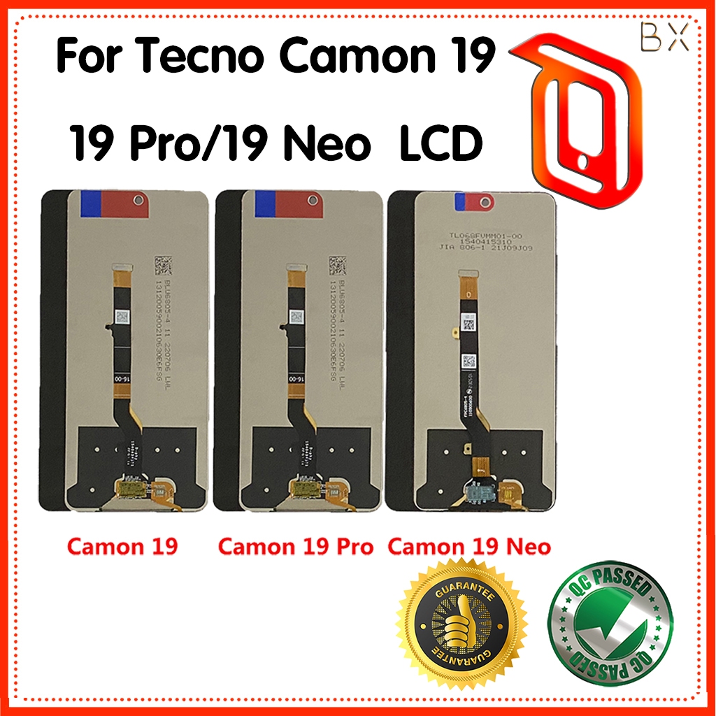 Dành Cho Tecno Camon 19 CI6n Màn Hình LCD Bộ Số Hóa Màn Hình Cảm Ứng Cho Tecno Camon 19 Pro CI7n CI8 CI8n LCD Camon 19 Neo CH6i