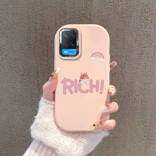 Ốp Lưng Cho OPPO A54 Ốp Điện Thoại Đơn Giản Và Đẹp Silicon Mềm Dễ Thương Ống Kính Có Bảo Vệ Toàn Diện Và Chức Năng Chống Rơi