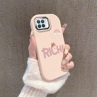 Ốp Lưng Cho OPPO A73 4G A93 4G F17 F17 PRO reno 4F Ốp Điện Thoại Đơn Giản Và Đẹp Dễ Thương Silicon Mềm Ống Kính Có Bảo Vệ Toàn Diện Và Chức Năng Chống Rơi