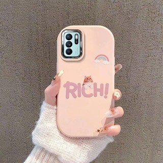 Ốp Lưng Cho OPPO RENO 6 5G RENO 6Z 5G Ốp Điện Thoại Đơn Giản Và Đẹp Dễ Thương Silicon Mềm Ống Kính Có Bảo Vệ Toàn Diện Và Chức Năng Chống Rơi
