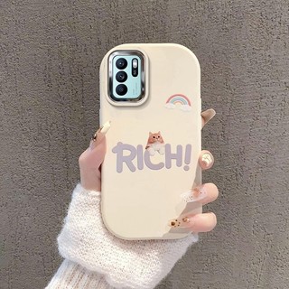 Ốp Lưng Cho OPPO RENO 6 5G RENO 6Z 5G Ốp Điện Thoại Đơn Giản Và Đẹp Dễ Thương Silicon Mềm Ống Kính Có Bảo Vệ Toàn Diện Và Chức Năng Chống Rơi
