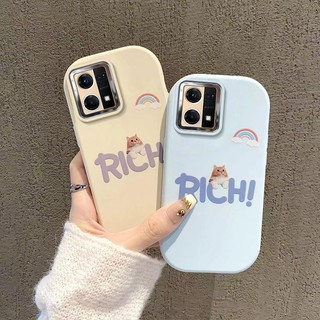 Ốp Lưng Cho OPPO RENO 7 4G RENO 8 4G Vỏ Điện Thoại Đơn Giản Và Đẹp Dễ Thương Silicon Mềm Ống Kính Có Bảo Vệ Toàn Diện Và Chức Năng Chống Rơi