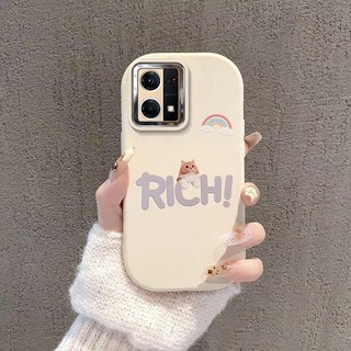 Ốp Lưng Cho OPPO RENO 7 4G RENO 8 4G Vỏ Điện Thoại Đơn Giản Và Đẹp Dễ Thương Silicon Mềm Ống Kính Có Bảo Vệ Toàn Diện Và Chức Năng Chống Rơi
