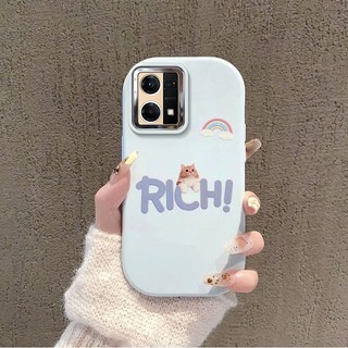 Ốp Lưng Cho OPPO RENO 7 4G RENO 8 4G Vỏ Điện Thoại Đơn Giản Và Đẹp Dễ Thương Silicon Mềm Ống Kính Có Bảo Vệ Toàn Diện Và Chức Năng Chống Rơi