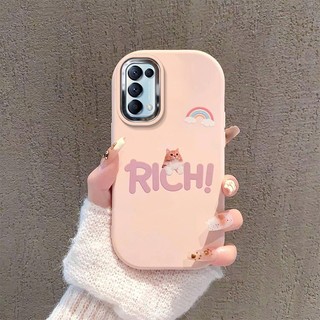 Ốp Lưng Cho OPPO Reno4 reno5 reno 5k Vỏ Điện Thoại Đơn Giản Và Đẹp Dễ Thương Silicon Mềm Ống Kính Có Bảo Vệ Toàn Diện Và Chức Năng Chống Rơi