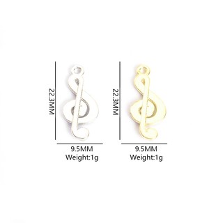 10 Chiếc Dễ Thương Nhiều Màu Sắc Ghi Chú Âm Nhạc Men Nhỏ Giọt Dầu Quyến Rũ Với Sáng Bóng Kim Cương Giả Trang Trí Thích Hợp Cho DIY Lễ Hội Âm Nhạc Trượng Thời Trang Cặp Đôi Vòng Cổ Bông Tai Phụ Kiện Vòng Tay