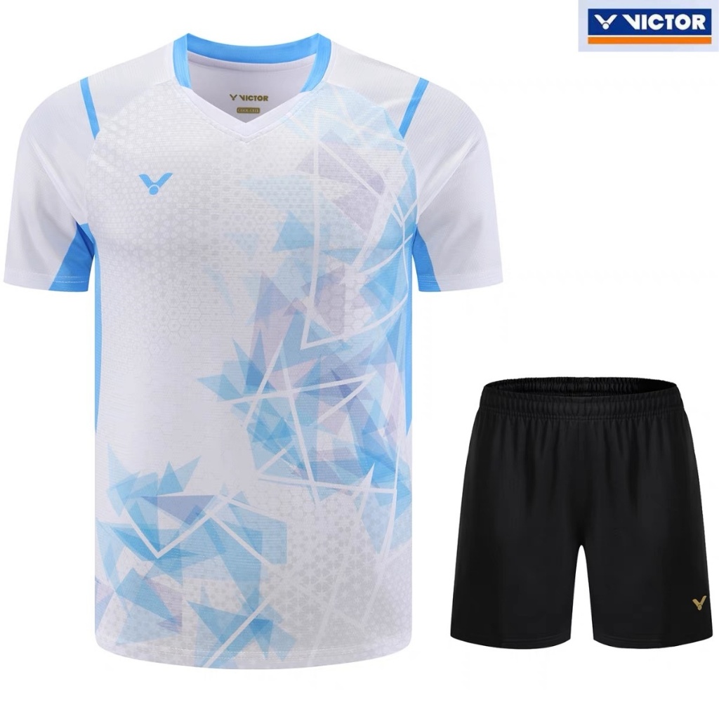Mùa hè mới Victor cầu lông unisex khô nhanh thoáng khí chạy bộ tập thể dục thể thao hàng đầu
