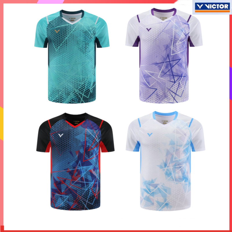 Mùa hè mới Victor cầu lông unisex khô nhanh thoáng khí chạy bộ tập thể dục thể thao hàng đầu