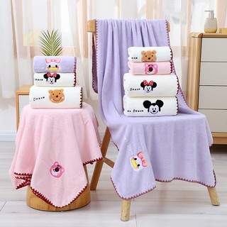 Khăn Tắm, Khăn Mặt Gấu Mickey Towels and Face Towels【Chiosala12】