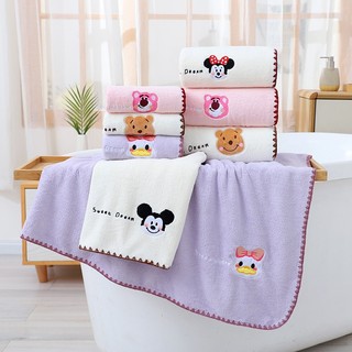 Khăn Tắm, Khăn Mặt Gấu Mickey Towels and Face Towels【Chiosala12】