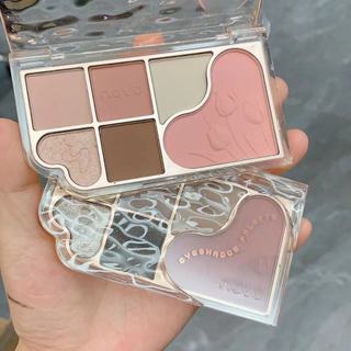 Novo Bảng phấn mắt sáu màu Shimmer Matte Eyeshadow Trang điểm Bảng màu khỏa thân lấp lánh sáng bóng Sắc tố phấn mắt lâu trôi Mỹ phẩm trang điểm NO.6089