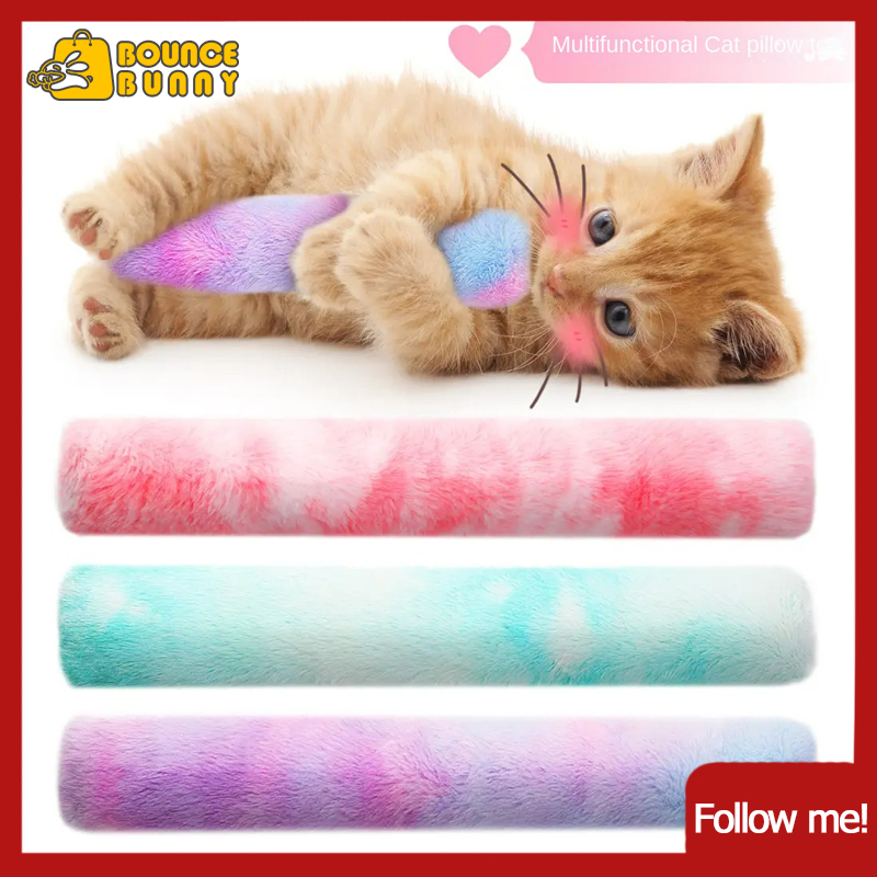 Đồ chơi gối sang trọng cho mèo, que trêu chọc mèo mới, với catnip để giải tỏa sự nhàm chán, gối đồ chơi cho mèo