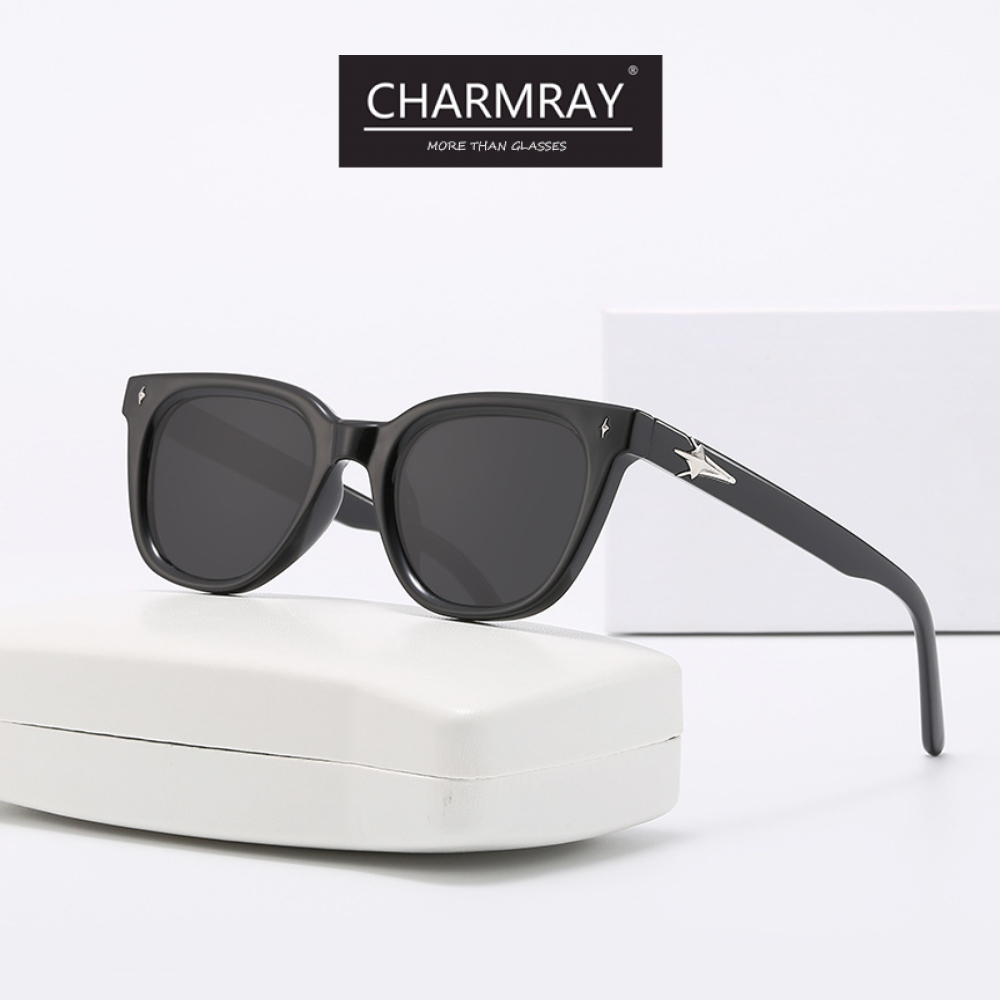 Charmray Kính râm gọng vuông thời trang UV400 dành cho nữ và nam giới | BigBuy360 - bigbuy360.vn