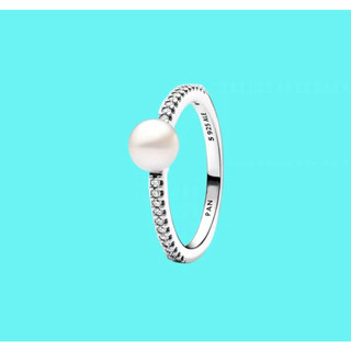 [2024 Mới Giảm Giá] 925 Pave Pearl Ôm Nhẫn Đôi Xếp Chồng Lấp Lánh Đen Lấp Lánh Nhẫn Vĩnh Cửu Nhẫn Nữ