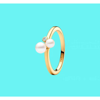 [2024 Mới Giảm Giá] 925 Pave Pearl Ôm Nhẫn Đôi Xếp Chồng Lấp Lánh Đen Lấp Lánh Nhẫn Vĩnh Cửu Nhẫn Nữ