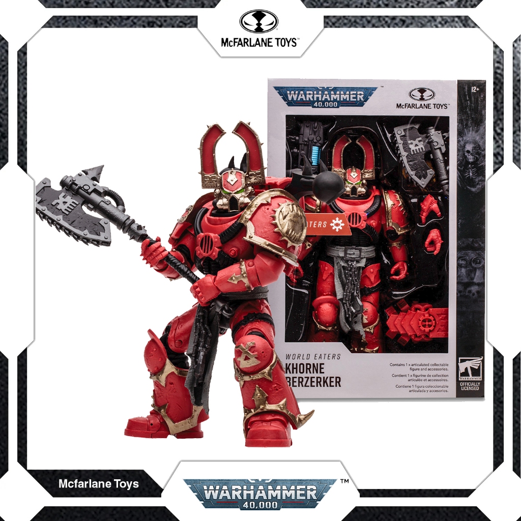 Mcfarlane Đồ Chơi Warhammer 40.000 Thế Giới Thực Tử Khorne Berzerker DC