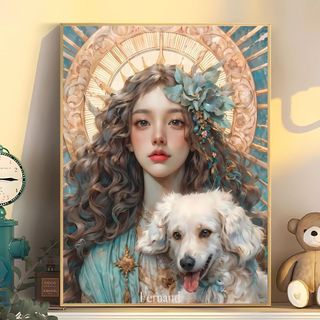 MOZI✨30 * 40cm / 40 * 50cm Mô hình bán chạy tranh tô màu theo số tranh số hóa tranh sơn dầu số hoá Bán chạy Tranh sơn dầu kỹ thuật số diy Tranh thủ công Tranh vẽ tay Tranh sơn dầu Tranh cổ Giải nén Tranh kỹ thuật số