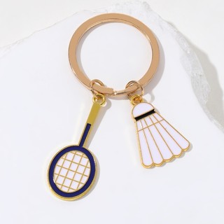 Hoạt Hình Cầu Lông Dụng Cụ Thể Thao Men Móc Khóa Dễ Thương Cho Nữ Quà Tặng Tốt Trang Sức Handmade