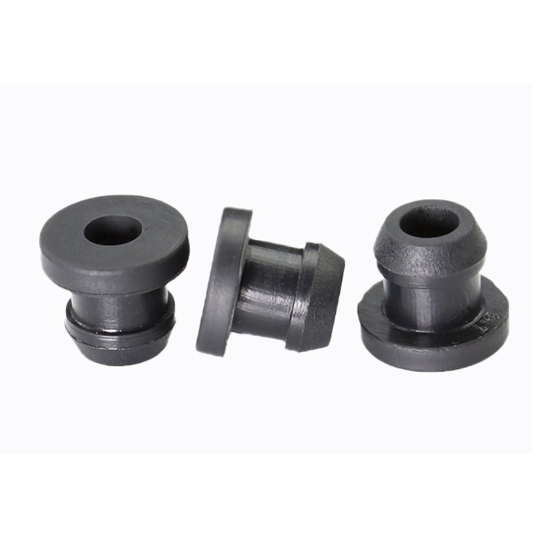 Đen 4.5mm-30mm Cao Su Snap-on Grommet Lỗ Cắm Mũ Cuối Dây Bung Cáp Bảo Vệ Bush